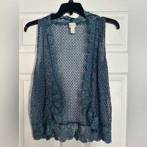 Chicos Lily Lace Vest - Size Chicos 2